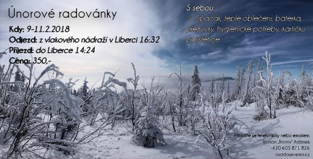 Únorové radovánky 9-11.2.2018