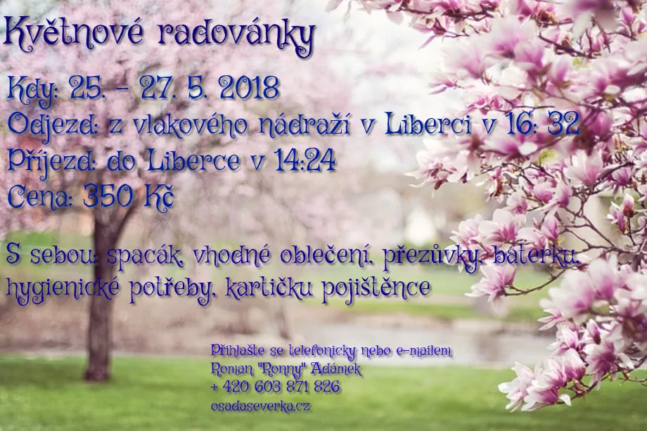 Květnové radovánky 25.-27.5.2018