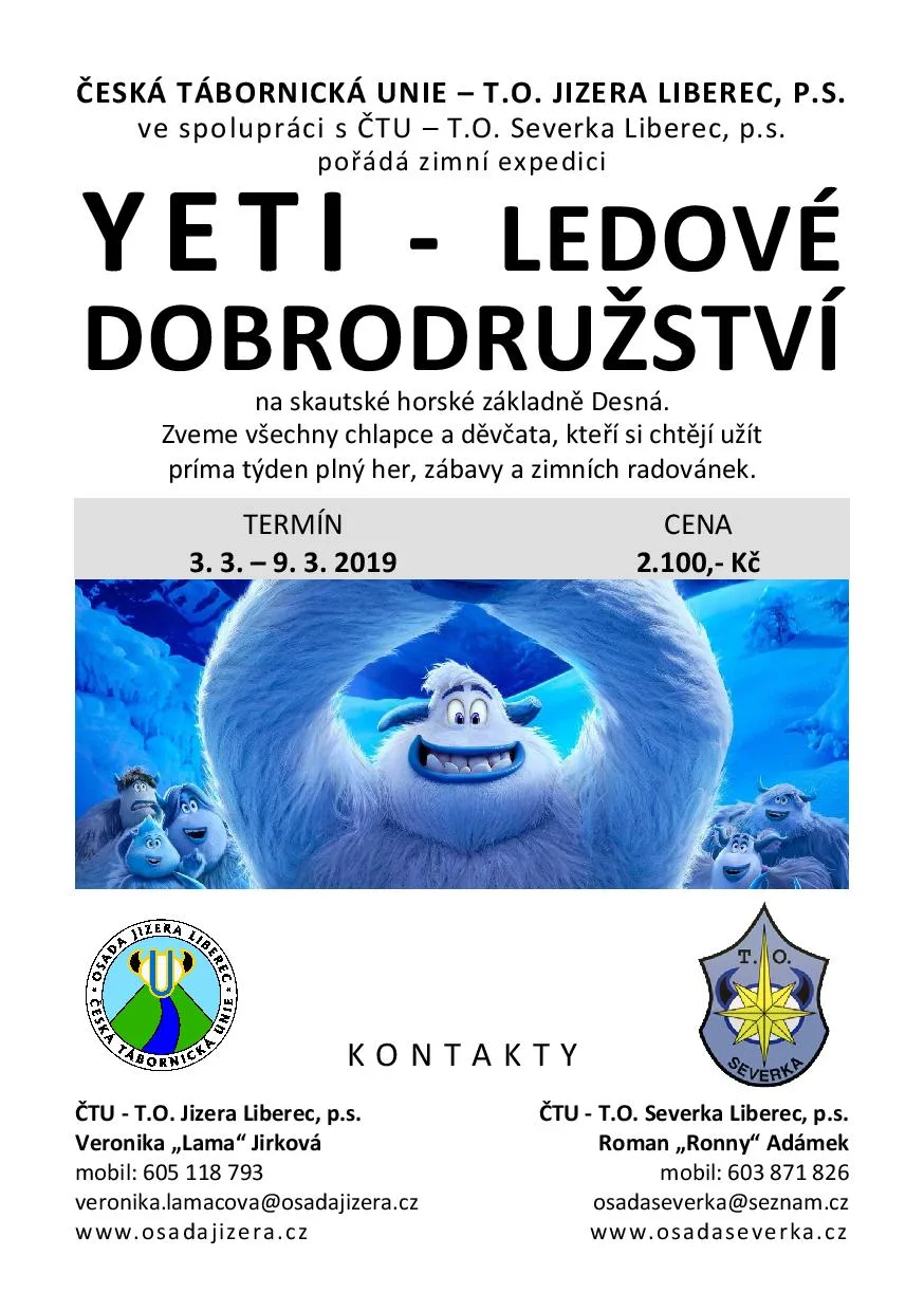 Jarní tábor 2019