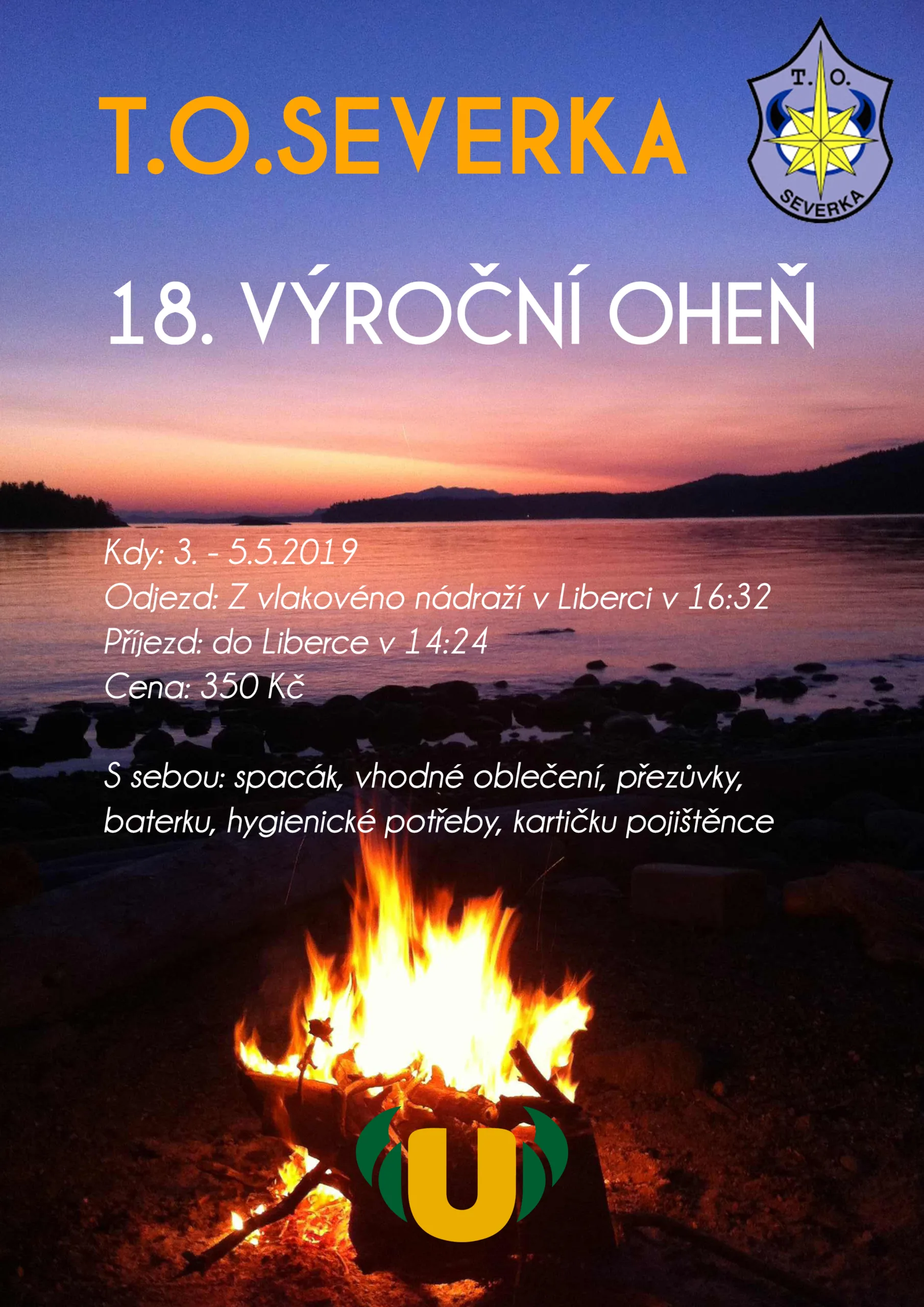 Výroční oheň 3. – 5.5.2019