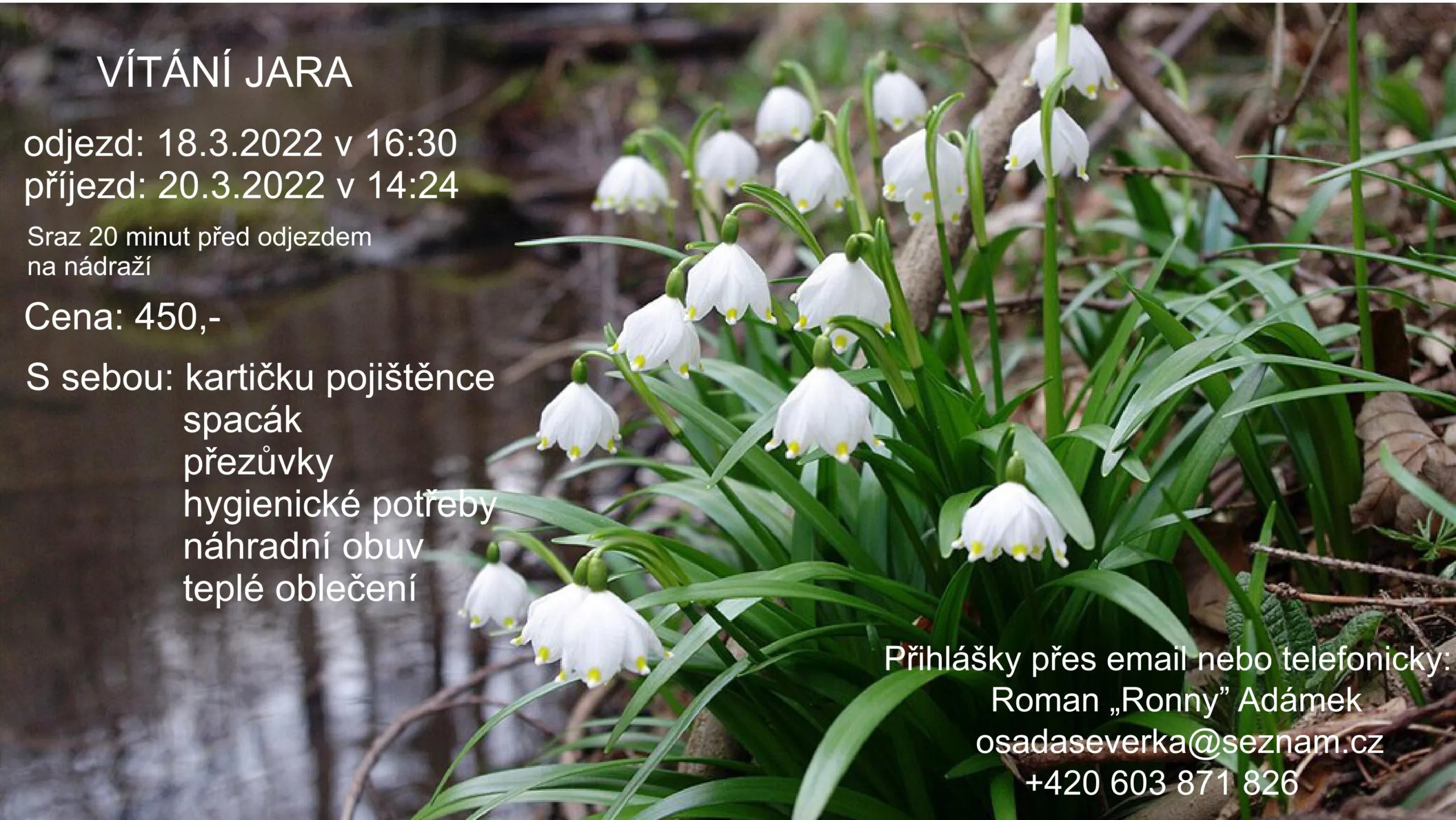 Březnová víkendovka (18.03.-20.03.2022)