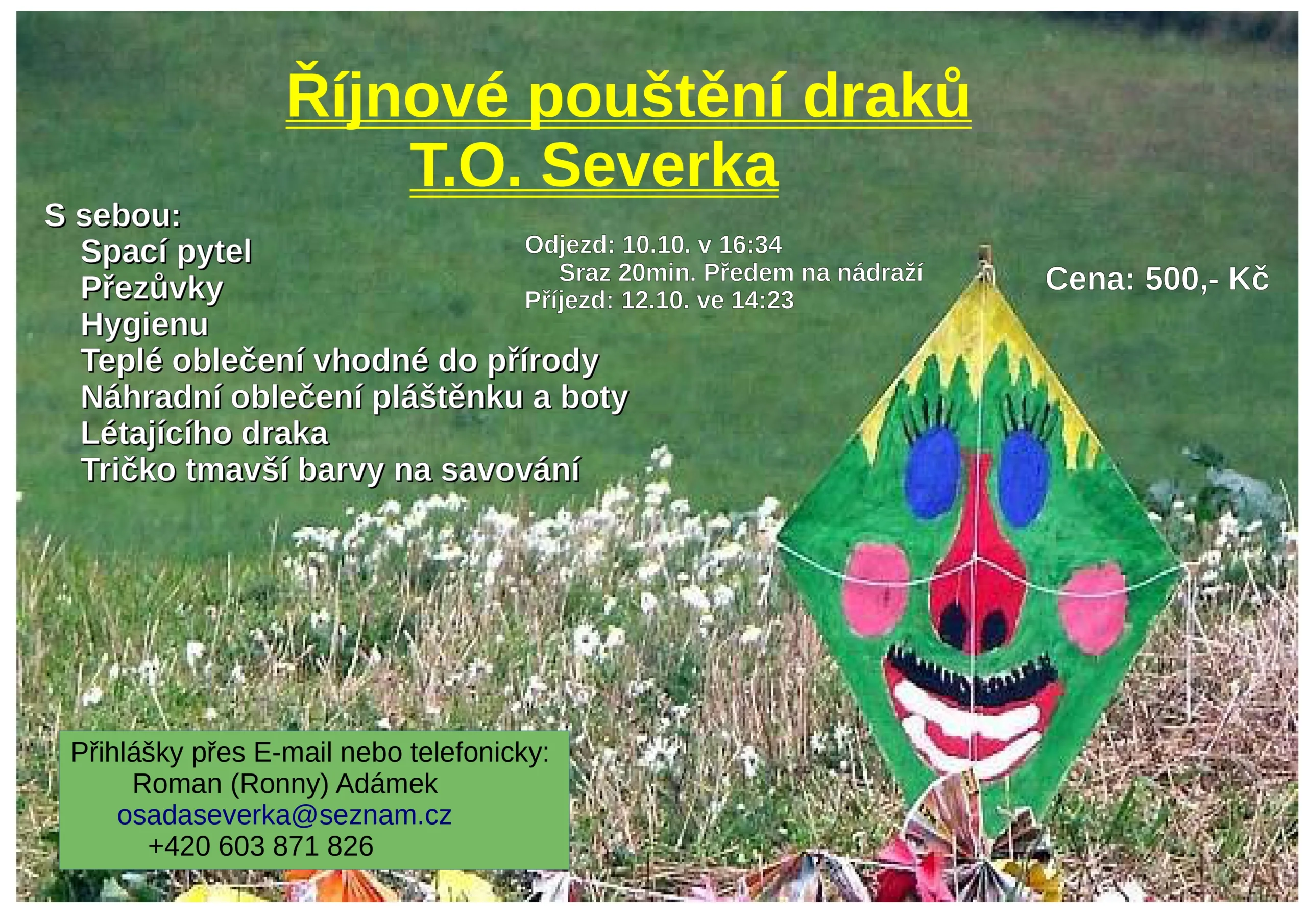 Říjnová drakiáda 2025